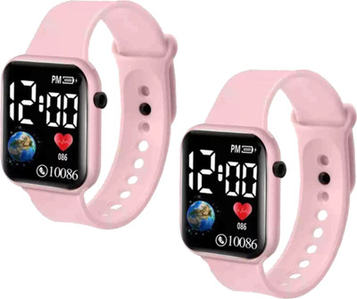 THMT New TRENDING Multicolor Strap Digital Watch For Boys And Girls Digital Watch  - For Boys