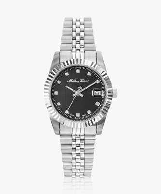 Mathey-Tissot D810AN Swiss Made Quartz Black Dial Analog Watch  - For Women