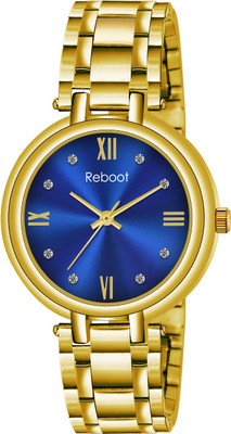 Reboot 100 BU Astro time Long Last Gold Plated Watch by Reboot Watch Brand Analog Watch  - For Girls