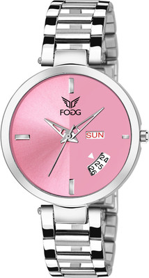 FOGG 4065-PK Pink Day & Date Analog Watch  - For Men