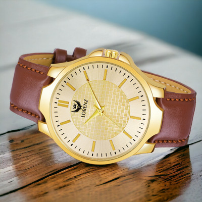 LORENZ MK-305K Lorenz Golden Dial Mens Watch | Watch for Boys- 305K Analog Watch  - For Men