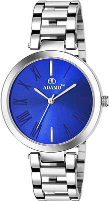 SHURAI Wrist Watches girls BLUE DIAL WITH SILVER STRAP Analog Watch  - For Girls