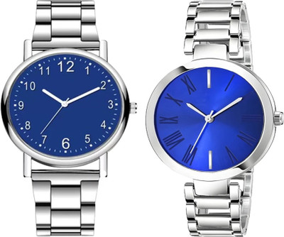 ETLIS Classic Perfect Pair Combo Classic Perfect Pair Combo Analog Watch  - For Couple