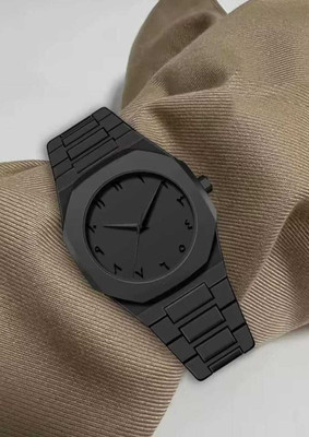 genzzz Black Aura watch With arabic dial analog watch Analog Watch Black Watch Digital Watch  - For Men