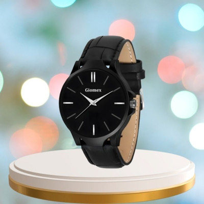 Giomex New Range G-Black Plain_1 Analog Watch Analog Watch  - For Men