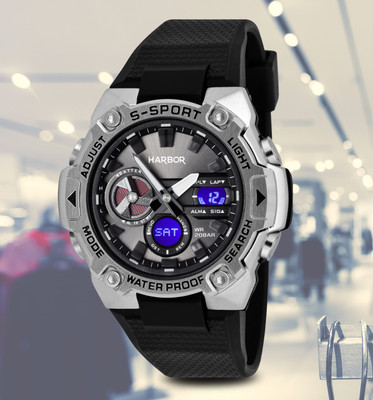 Harbor 9124PU The newest analog-digital wristwatch for men Analog-Digital Watch  - For Men