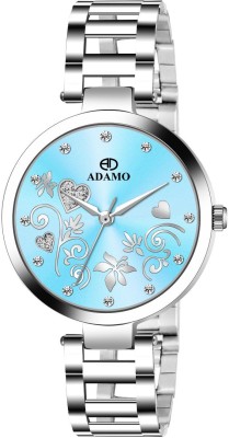 ADAMO 882SSM05 ADAMO Enchant Blue Dial Round Shape Women's & Girl's Analog Watch  - For Women