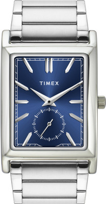 TIMEX TW000L523 TIMEX Blue Rectangle Dial Analog Watch  - For Men