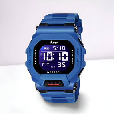 HALA HL-1035 Multi Function Working Premium Quality LED Luminous Light For Mens & Boys Digital Watch  - For Men