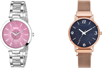 Comapct Entarprise MT-203_MT-224 New Trandy Girls Analog Classique Dial Silver Strap Quartz Watch Analog Watch  - For Girls
