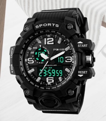 Diaggro SKM 1155 Trendy multi-sport analog-digital men's wristwatch Analog-Digital Watch  - For Men