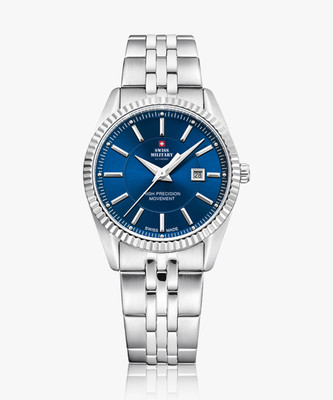 Swiss Military by Chrono SM34066.03 Swiss Made Blue Dial Analog Watch  - For Women