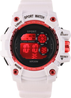 Trex New White_sport Water&Shock Resistance Unique Dial Multi Mode Wrist Watch For Men Digital Watch  - For Men