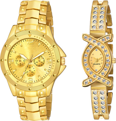 Niyati Nx Designer Fashion Wrist Analog Watch  - For Couple