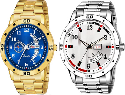 Caihong GOLD-4-AND-SLV-8 Analog Watch  - For Men