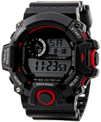 Trex shock Chronograph Water & Shock Resistance Alarm Digital Watch  - For Boys