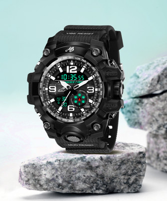 AB Collection 9212-AB Shock & Scratch Resistance Analog-Digital Watch  - For Men