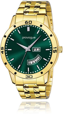 PROVOGUE SK-PG-4013-GRN-GLD Analog Watch for Men with Day and Date Display Basic Analog Watch for boys and Men Analog Watch  - For Men