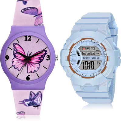 TIMETRANSELEVATE CM706-DG34 Analog-Digital Watch  - For Girls