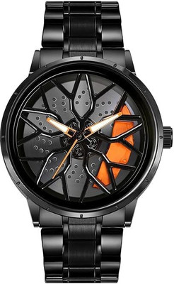 Glowme star Gyro Wheel Watch Car Wheel Analog Watch  - For Men