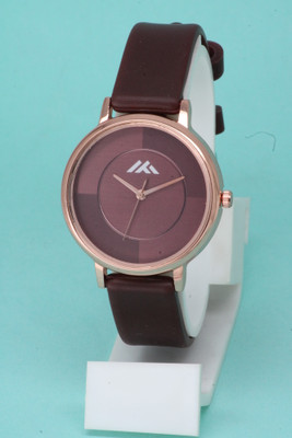 ZANZEER High Quality Rose Gold Case Black Dial Fancy Silicone Belt High Quality Rose Gold Case Black Dial Fancy Silicone Belt Analog Watch  - For Women