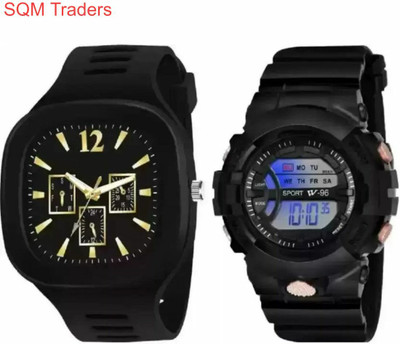 SQM TRADERS Analog-Digital Watch  - For Men & Women
