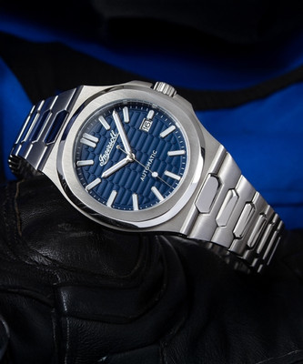 Ingersoll I11801 Automatic Blue Dial With Lifetime Warranty Analog Watch  - For Men