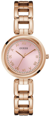 GUESS U1387L8M Pink Round Dial Analog Watch  - For Women