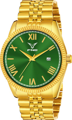 house of common Royal Gold Plated Analog Watch Date Function Series Watch for Mens Analog Watch  - For Men