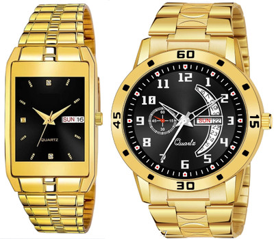 Caihong Golden-Black-Gold-1 Analog Watch  - For Men