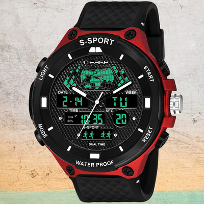 otage LED Multifunction Watches Analog-Digital Watch  - For Men