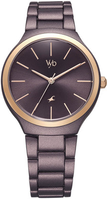 Fastrack Fastrack Vyb Slayer Quartz Analog Maroon Dial Metal Strap Watch for Girls Analog Watch  - For Women
