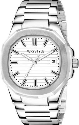 WRYSTYLE Men's Analog Watch, 42mm Square Dial with Date Display Analog Watch  - For Men