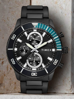 TIMEX Multifunction Black Dial Analog Watch  - For Men