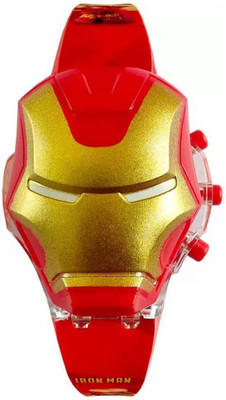 SALINA IronMan Watch Special Gift For Kids Kids Edition Iron Man Digital Watch With Music For Kids Digital Watch  - For Boys