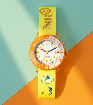 Time Up Rotating Bezel Cartoon Watch New Rotating Bezel,LED Disco Light,Cartoon Design,Multicolor Kids (4-10 Years) Analog Watch  - For Boys & Girls