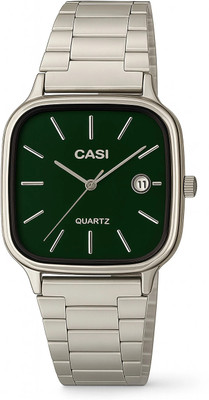essential treasures Men’s Analog Grren Dial Watch Vintage Classic Quartz Analog Watch  - For Men & Women