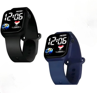 Timofy Fashion Digital Watch for Kids Boys Girls Casual and Sports Wear Solid Colour Digital Watch For Kids Digital Watch  - For Men