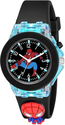 KAPEX SpiderMan Analogue Dial Stylish Wrist Watch Band for Kids Colorful 3D Cartoon Analog Watch  - For Boys & Girls