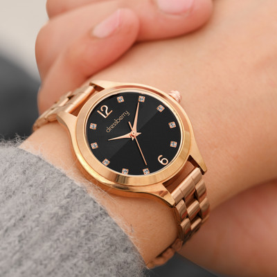 Dressberry DB-033-Black Stylish Analog Watch  - For Women