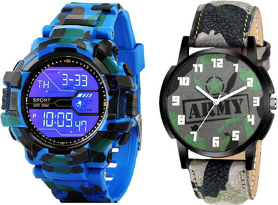 Brostin Casual Look Analog-Digital Men's Combo Watches Analog-Digital Watch  - For Men