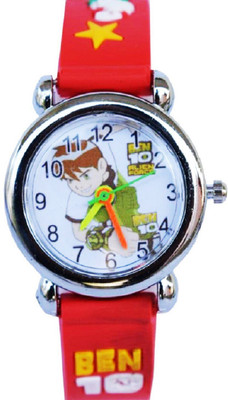 Habstone Red Ben Ten Analog Watch  - For Boys