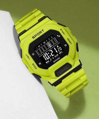 Trex 601 Silicone Strap Hybrid Multi Function Working Premium Quality LED Luminous Light Digital Watch  - For Men