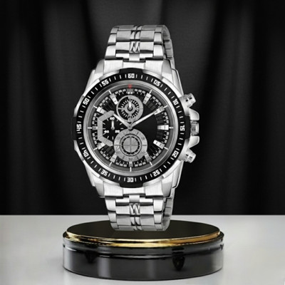 Fanish fashion Luxury Chronograph Stainless Steel Watch for Men TRENDY SERIES Analog Watch  - For Men