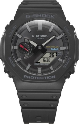 CASIO GA-B2100-1ADR G-Shock Black Dial Resin Strap Analog-Digital Watch  - For Men