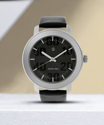WIZARD TIMES 3121SL02 Black Dial Black Strap Attractive Look Watch for Men/Boys Analog Watch  - For Men