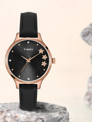 TIMEX Black Dial Analog Watch  - For Women