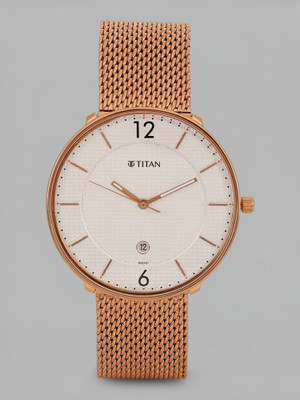 Titan 1849WM01 Neo Black & Gold Analog Watch  - For Men