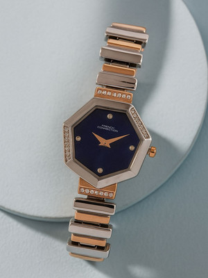 French Connection Mirava MIRAVA MOP Blue Hexagonal Dial | Analog Watch for Women's Analog Watch  - For Women
