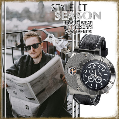 ZARRY Flameless Wrist Lighter Watch Flameless Wrist Lighter Watch Analog Watch  - For Men